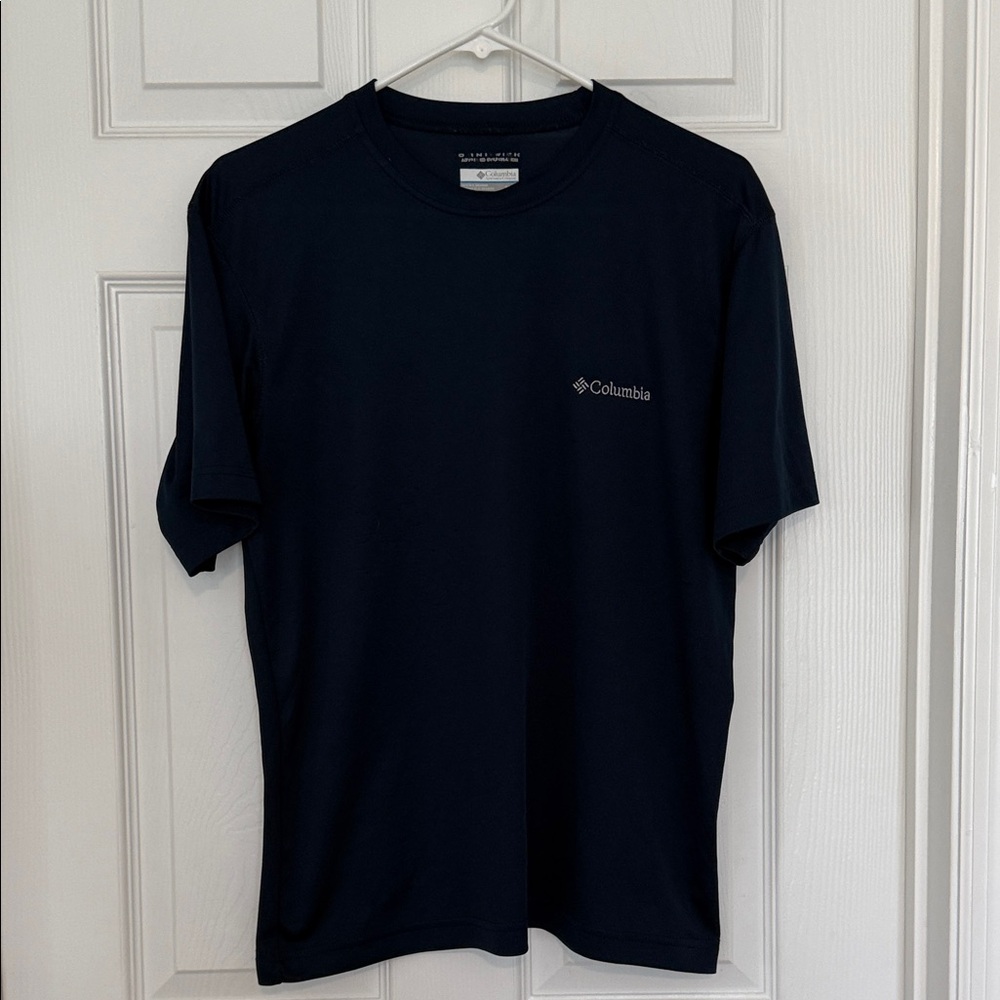 Columbia omni-wick men’s navy teeshirt
